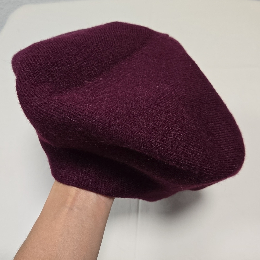 Plum Wool Beret